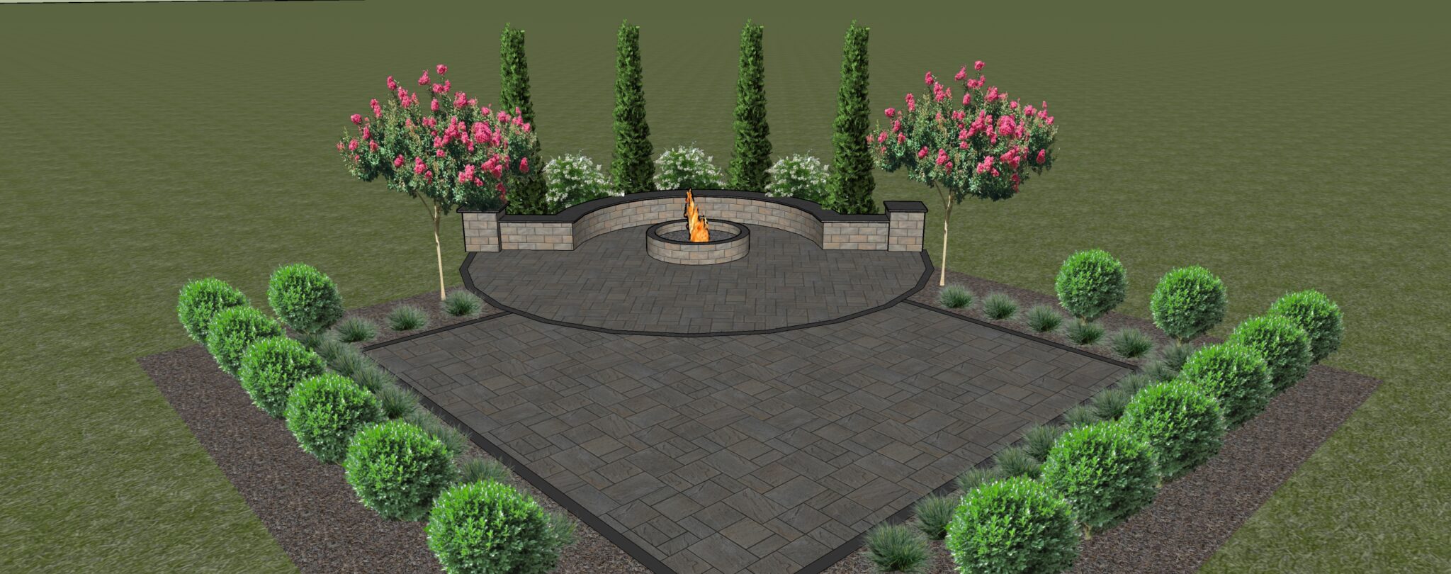 3D Landscape Design Services Wake Forest - New South Landscaping